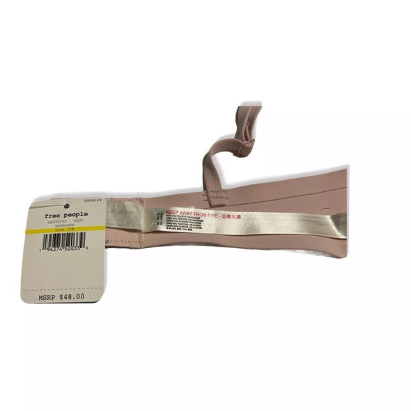 Free People Ari Bra 32B Blush Pink Mooncake - Picture 10 of 10